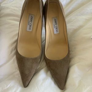 Jimmy Choo suede heels